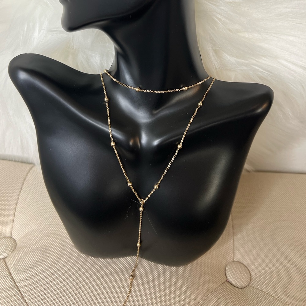 Gold chain necklace